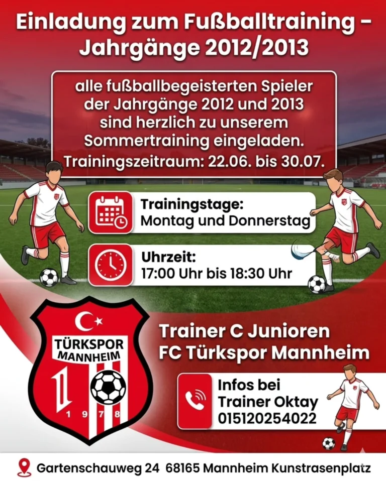 Instagram post from fcturkspormannheimjugend. This post is in position 0.